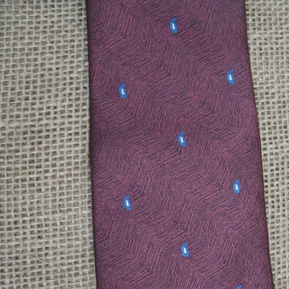 Vintage Jonathan Craig Tiny Paisley Pattern Tie - Picture 9 of 12